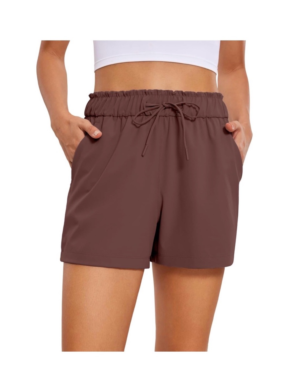 CRZ YOGA Womens 4-Way Stretch Sports shorts